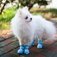 Cartoon Cartoon Puppy Dog Shoes Pomeranian Bichon Teddy Silver Fox Schnauzer Fadou Waterproof Rain B