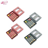 [Abbraccia] Xmas Spoons Dessert Spoons with Gift Box Kitchen Tableware Set Mixing Coffee Spoons for 