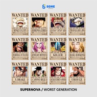 Poster One Piece | Poster Bounty One Piece | Poster Bounty One Piece 1 Set isi 10pcs | Poster Anime