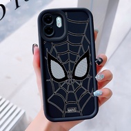 Case For Infinix Smart 9 9 HD Hot 50i Three-Color Web Spider Phone Silicone Shockproof Phone Case