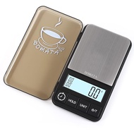 BOMATA 1000 G X 0.01G Espresso Scale With Timer Small & Thin Travel Coffee Scale Digital Scale Gram