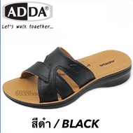 🔥ADDA 74802 รองเท้าแตะลำลอง รองเท้าผู้หญิง ทรง ใส่สบาย พื้นนุ่ม สไตล์วินเทจ ไซส์ 35-40 สี ดำ ชมพู แด