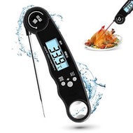 Others - 數位溫度計，防水即讀肉用溫度計，2秒快速測量，折疊探針LCD螢幕，適用於烤箱、燒烤、烤架