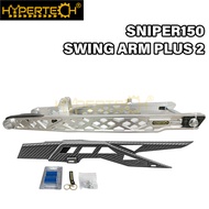Hypertech Swing Arm CNC Plus 2 inch For Yamaha Sniper150 Sniper155 MX135 Made In Malaysia PRO-XR
