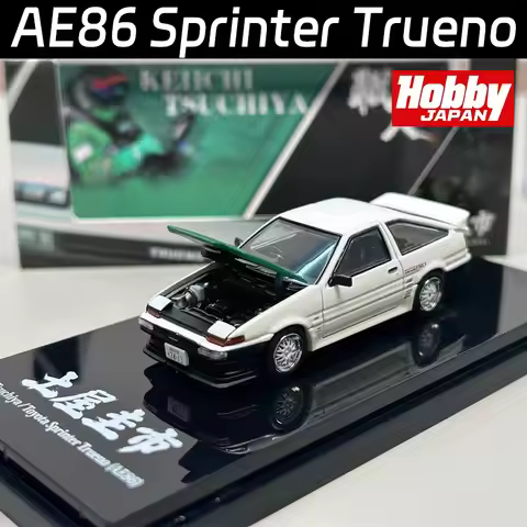 Hobby Japan 1/64 AE86 Sprinter Trueno Alloy Motor Vehicle Diecast Models Car Toys Collection Boy's C