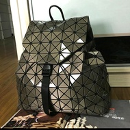 Glossy Bronze Issey Miyake BAOBAO Drawstring Backpack / School Bag / Diaper Bag