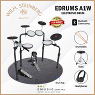 Standard Series Wilh. Steinberg Electronic Drum A1W with Headphones, Drum Stool, Drumsticks (WST Dru