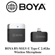 Boya BY-M1LV-D iOS 2.4Ghz Wireless Microphone / BY-M1LV-U Type-C 2.4Ghz Wireless Microphone