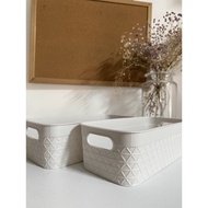 [READY STOCK] CASA Storage Basket in White