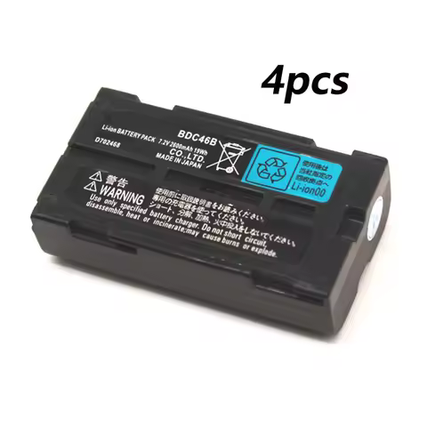 4pcs BDC46B Battery for Sokia SET30R/SET10K/210/310/510/610 CX CX-101/103 DX Series Total Station