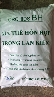 Giá thể hỗn hợp trồng lan kiếm ORCHIDS BH