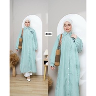 ZANZEA BLOUSE LABUH , BLOUSE LABUH , STRIPE BLOUSE