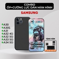 Combo Back Cover / Screen Protector For Samsung A30A30S-A31-A32 4G 5G-A33 5G / A34 5G