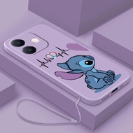 OPPO A5 Pro 5G A5 Pro Couple Style Blue Stitch Soft Silicone Case Anti Drop Protective Cover