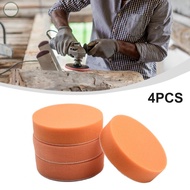 Premium 4inch Polishing Buffing Pad Flat Sponge Set 4pcs Ensures Quality Results