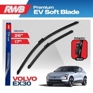 Volvo EX 30 RWB Premium EV Soft Blade Frameless Anti-Scratch Silent Car Wiper