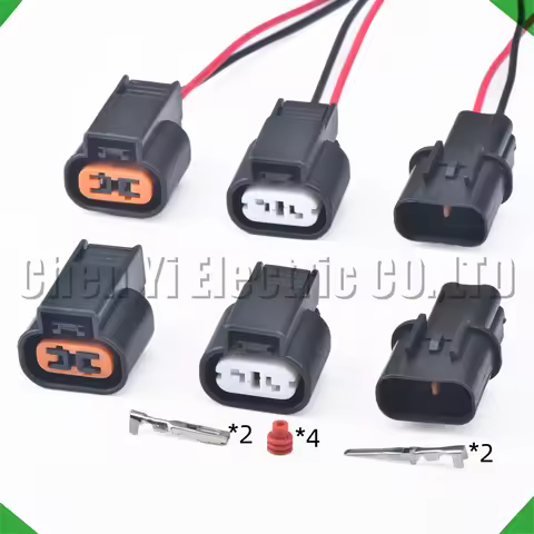 2 Pin Automotive Headlight Fog Lamp Rear wheel ABS sensor Connector Plug PB625-02027 PB621-02020 PK5