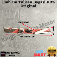 Logo Emblem Bagasi Tulisan VRZ Original