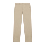 Giordano Mens Low-Rise Twill Pants 180 Waistband (01114014001) กางเกงขายาวผู้ชาย กางเกงจิออดาโน
