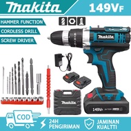 MAKITA Cordless Drill Hammer Drill Cordless Impact Drill Screwdriver Drill Batteri