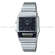 CASIO AQ-800E-1A Unisex VINTAGE Ana-Digital Dual Time Bracelet Black