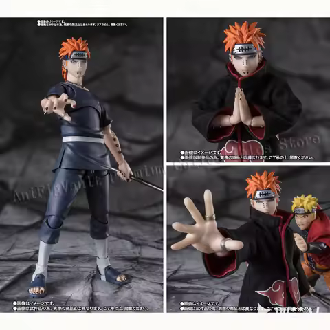 Original Bandai S.H.Figuarts Shf Naruto Shippuden Pain Tendo In Stock Anime Action Collection Figure