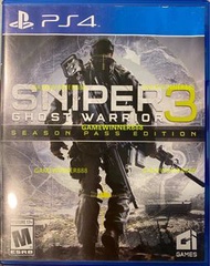 《今日快閃價》（中古二手）PS4遊戲 狙擊之王3 幽靈戰士3 Sniper Ghost Warrior 3 美版英文版