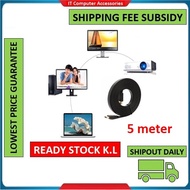 5M High Speed HDMI Flat Cable V1.4 Ultra HD 4K 3D Support