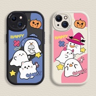 Case iPhone for 15 / 14 / 13 / 12 / 11 Promax Cartoon Geist Soft Casing for iPhone 7 / 8 Plus / X / XR / Xs Max Cover