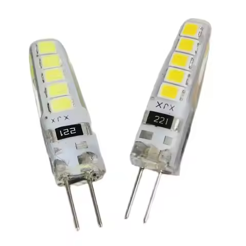 G4 -2835-8D 2W G4 -2835-10D 2W LED Bulb AC 220V Bi-Pin Light Bulb 4000K-4500K Neutral White, Size 10