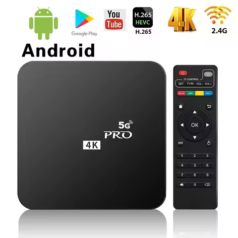 Global Version Smart TV Box Android 10 4K RK3128 Media Player 1GB 8GB With 2.4G Wifi Quad-Core Youtu