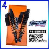 NORIFUMI PS SERIES 390MM ELEGAN250 KYMCO 250 WMOTO RT3 REAR SHOCK ABSORBER SET Suspension