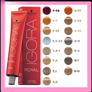 Igora Schwarzkopf Igora Royal Hair Dye Coloring 6.77 9.77 8.77 L-77 Hair Dye