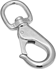 National Hardware N222-836 3102BC Snap Hooks in Nickel, 3/4" x 3-3/8"