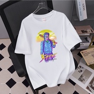 [Ready Stock] Hot-selling Hot-selling American Drama Horror Movie Printed T-Shirt Loose Flow Pure Co