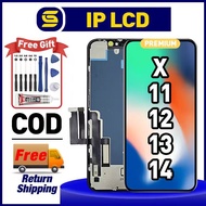 LCD IP X/ XR/ XS/ XS MAX/ 11 12 13 14 PRO MAX 12 13 MINI Compatible For Glass Touch Screen Digitizer