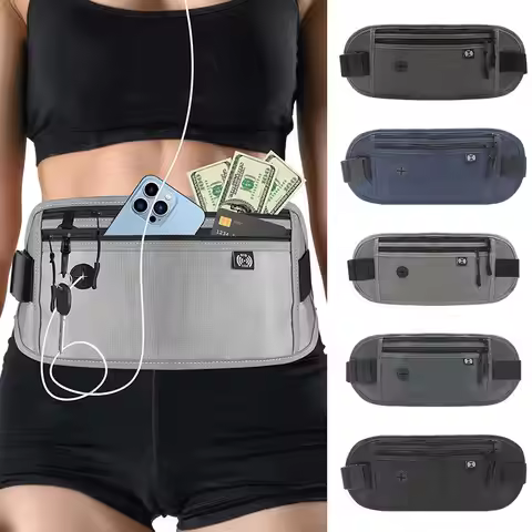 Invisible Travel Waist Pack Pouch for Passport Money Belt Bag Hidden Security Wallet Outdoor Sports 