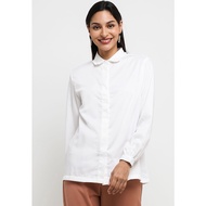 Hazelnut Indonesia - Ranee Top - Women's/ Blouse Top - White