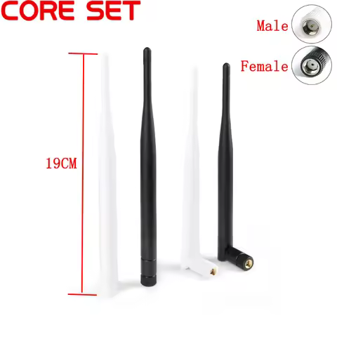 2.4GHz 6dBi Omni WIFI Antenna 2.4G Antenna Aerial RP-SMA Bluetooty Male Female Wireless Router Conne
