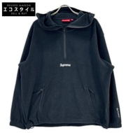 Supreme 24FW 黑色 Polartec 口罩半拉鍊連帽衛衣 XL [二手]