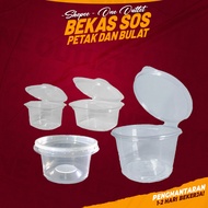 Plastic Sauce Container Bekas Plastik Sos (1oz, 2oz, 3oz) 50PCS