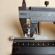 BAUT L M6X45 STAINLESS STEEL SUS 304 PANJANG 45 CM 45CM BAUD 10 STENLIS ANTI KARAT SS M6 X 45 KUNCI 