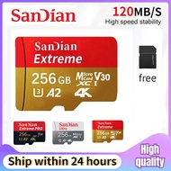 【The-Best】 SanDian V60 Memory 256GB 128GB Class 10 A2 TF Mini SD 64G A2 U3 High Speed Flash For Phon