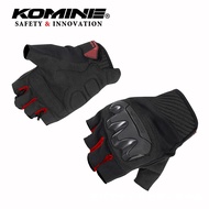 KOMINE GK-242 Summer Joint Protection Motorcycle Rider Gloves Half-Finger Drop Resistance Gloves KOM