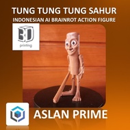 TUNG TUNG TUNG SAHUR FLEXI FLEXIBLE ACTION FIGURE 3D Print Toy Toys Collection Horror Horror Viral A