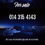 VIP PREPAID NUMBER SIMCARD 014-315 4143