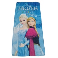 Medium Size Children 's Towel Character Motif Frozen Blue Uk 45x95