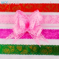 LACE PULL RIBBON LARGE FLOWER LACE DRAWSTRING RIBBON GIFT LACE RIBBON DECORATIVE RIBBON