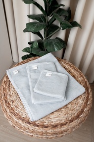 สินค้าใหม่ !! เซ็ทผ้าขนหนู 3 ผืน ยับยั้งเชื้อไวรัส ลดกลิ่นอับชื้น Zinc Oxide Nano แถมหน้ากากผ้าลายนก