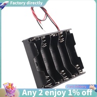 5 x 1.5V AA Battery Slot Holder Case Box Wire Black